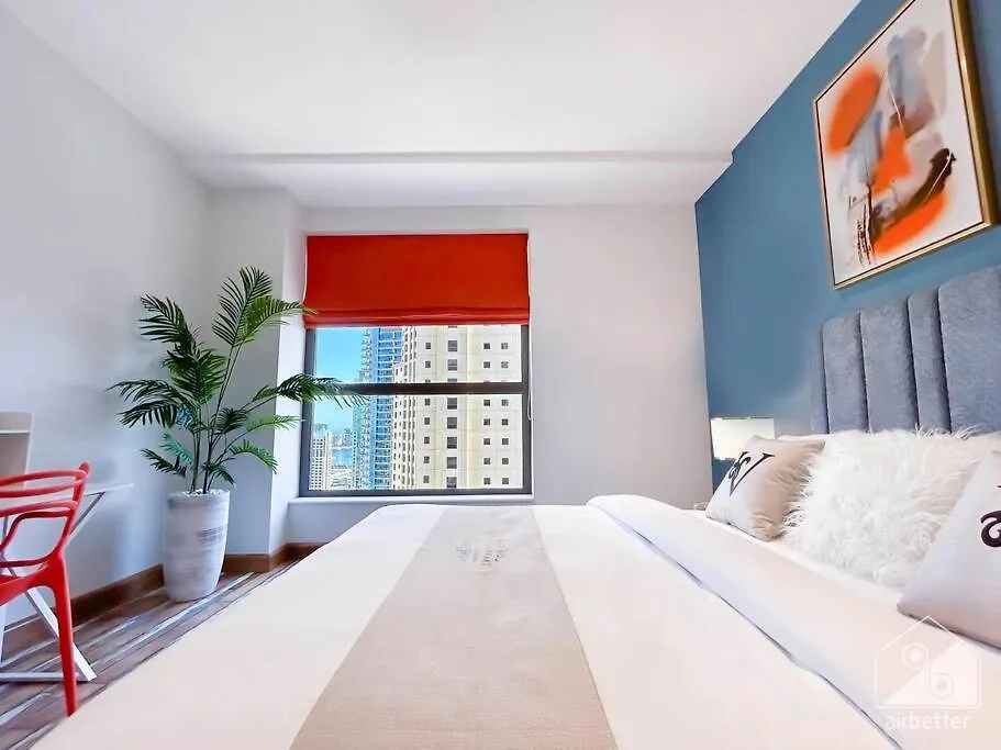 Luxury Stay With Incredible Views & Balcony Dubai Jbr Apartament